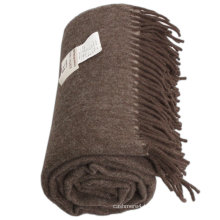 612020 100% Yak Luxury Double Side Natural Color Weave Blanket